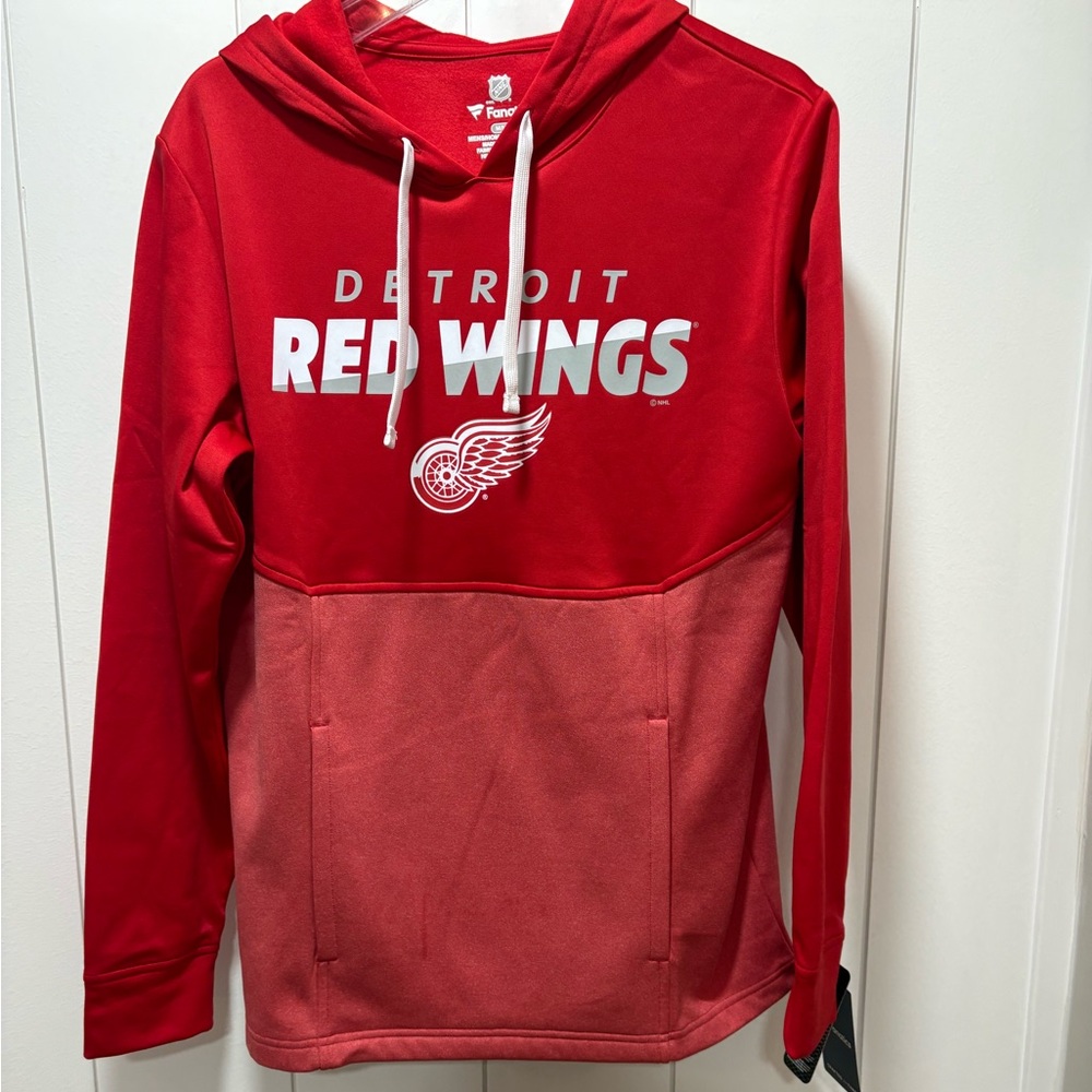 Detroit Red Wings NHL Fanatics Authentic  Pullover Hoodie Sweatshirt Medium New